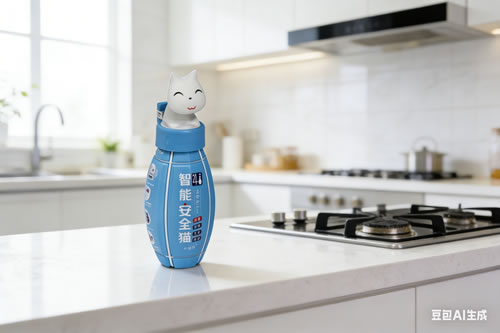 厨房使用安全猫，防止油火産生